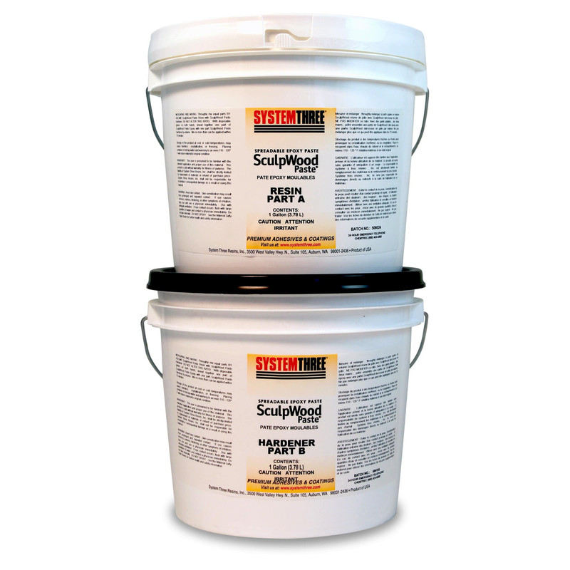 SculpWood Epoxy Paste Kit - Size:2 Gallon